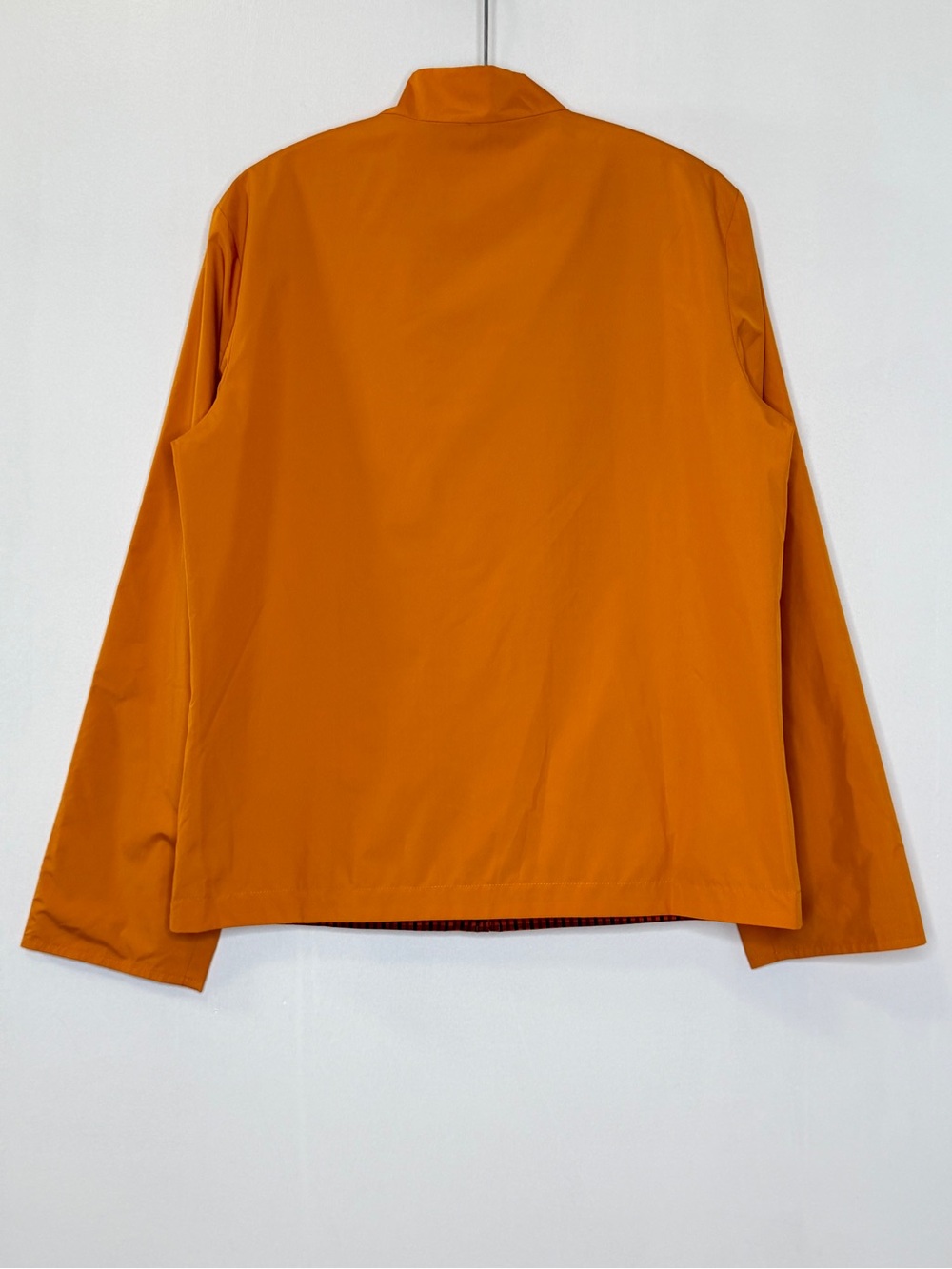 Vintage Aquascutum London Reversible Harrington Full Zip Jacket Womens 8 Orange - Picture 8 of 10